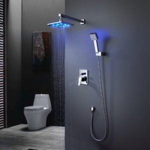 Sprinkle 240100 Color Changing LED 8-Inch Hand Showerhead