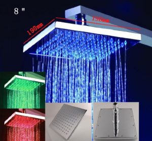 Fontana BST-LED0522-08 LED 8" Water Power Luxury Shower