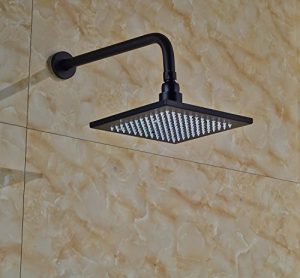 Rozinsanitary 8 Inch LED Light Wall Mounted Rainfall Shower