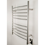 amba radiant hardwired curved towel warmer wall mounted 3