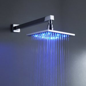 Detroit Bathware Y96980 8" LED Rainfall Mixer Showerhead