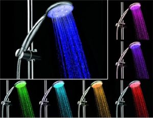 HUMPS 08A1 Automatically 7 Colors Flashing LED Shower