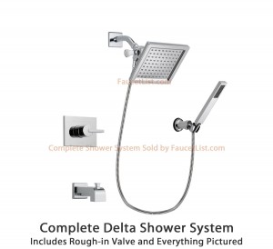 delta faucet 6 5 inch rain showerhead dsp0122v