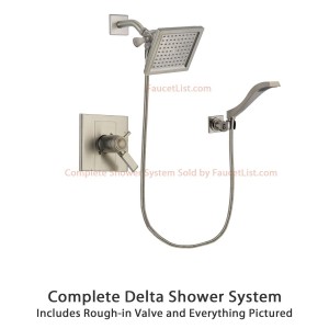 delta faucet 6 5 inch thermostatic stainless shower dsp2080v