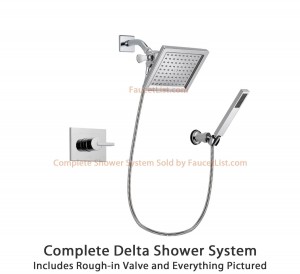 delta faucet 6 5 inch vero chrome rain showerhead dsp0121v