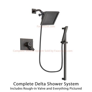 delta faucet 6 5 inch vero venetian bronze shower dsp3196v