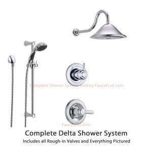 delta faucet lahara chrome shower system ss143881