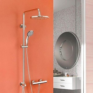 bathroom faucets 10 inch chrome thermostatic showerhead b0141va3ri