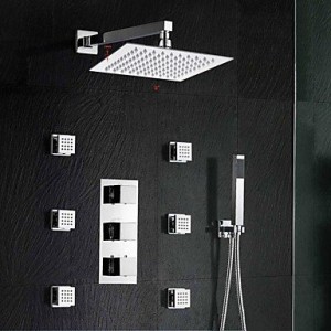 bathroom faucets thermostatic stainless shower b0141v5r7o