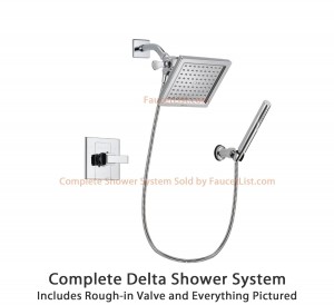 delta faucet 6 5 inch arzo wall bracket hose shower dsp0076v