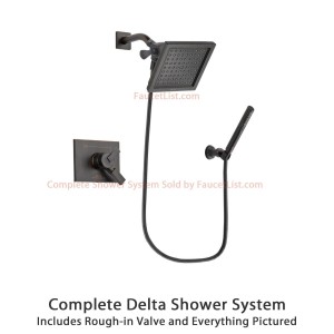 delta faucet 6 5 inch cylindrical wall mount shower dsp3304v