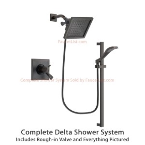 delta faucet 6 5 inch dryden thermostatic showerhead dsp3114v