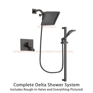 delta faucet 6 5 inch vero venetian bronze shower dsp3124v