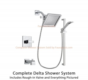 delta faucet arzo 6 5 inch square rain showerhead-dsp0171v