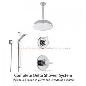 delta faucet compel chrome shower system ss146181