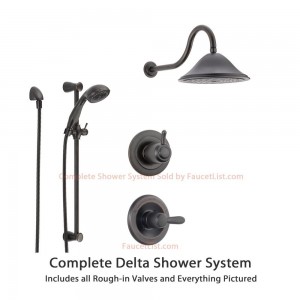 delta faucet lahara chrome shower system ss143881rb