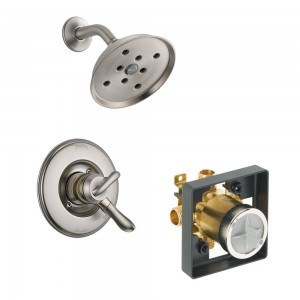 delta faucet linden dual function shower kit ksdli t17294 ss