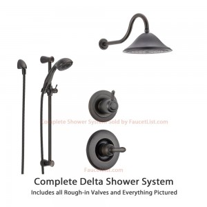 delta faucet linden venetian bronze diverter showerhead ss149481rb