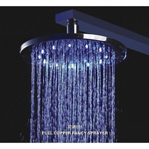 bathroom faucets 1158 8 inch led colorful showerhead b0141xtdke
