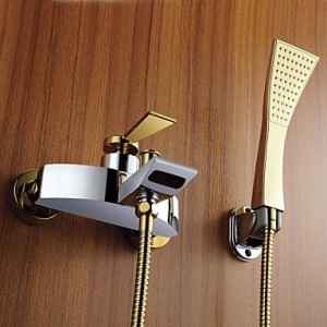 bathroom faucets modern widespread golden handshower b0141vajuo