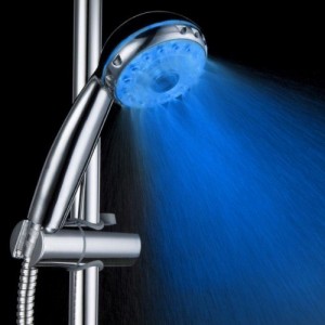 colala color changing water temperature sensor showerhead