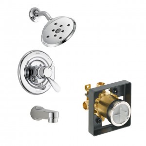 delta faucet classic tub shower kit ktsdcl t17430h2o ch