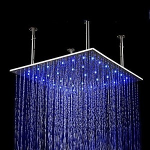 20 inch stainless steel shower head with color changing led light b013wum5lg