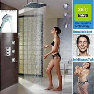 guoxian bathroom faucets 24 inch thermostatic led showerhead b013vx7dpw