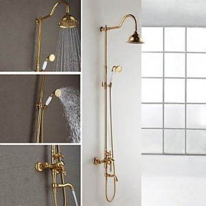 guoxian bathroom faucets contemporary wall mount shower b013vx9f94