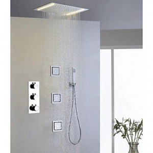 guoxian bathroom faucets led thermostatic showerhead b013vx8u72