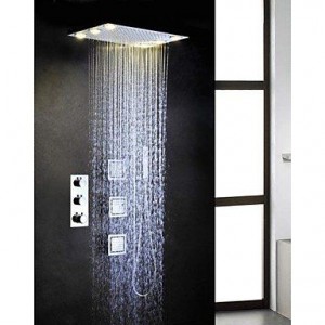 luci thermostatic led lamps embeded showerhead b015h8n8i0