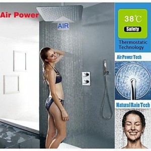 qin linyulongtou 16 inch ceiling mount ultrathin shower b0120148ou