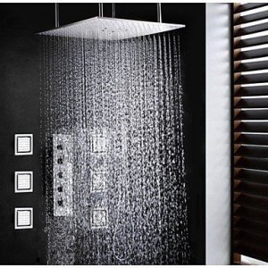 qin linyulongtou 20 inch ceil mounted brushed shower b012051u3s