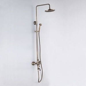 qin linyulongtou antique brass hand showerhead b01204432y