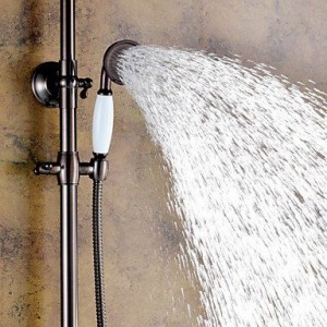 qin linyulongtou wall mount rain handheld shower b012043gya
