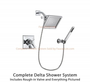 delta faucet 6 5 inch dryden chrome rain showerhead dsp0113v