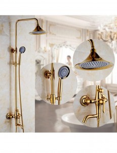 duluda factory outlets new luxury brass single handle rain mixer tap b015f3hhv6