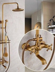 faucet shower 5464 8 inch antique brass handshower b015f5vac6