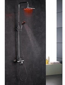 faucet shower 5464 8 inch led color changing shower b015f687ks