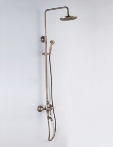 faucet shower 5464 antique brass finish antique style faucets b015f61zra