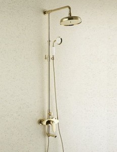 faucet shower 5464 antique style ti pvd finish brass shower faucets b015f5y4em