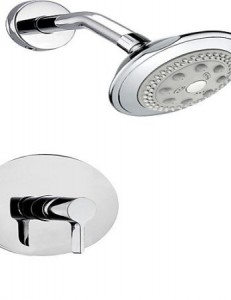 faucet shower 5464 round shower mixer set valve tap non thermostatic minima b015f5z3ni