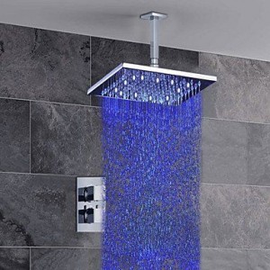 guoxian bathroom faucets 8 inch led ceiling mount shower b013vx5wt6