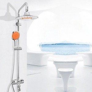 guoxian contemporary tub shower 8 inch bluetooth musical b013vx7mmg