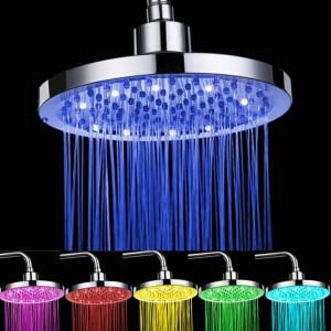 hotouch 8 inch led stainless steel rain showerhead b0157y04mm