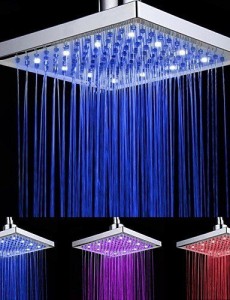 kitchen faucet 8 inch led color changing showerhead b015f41asq