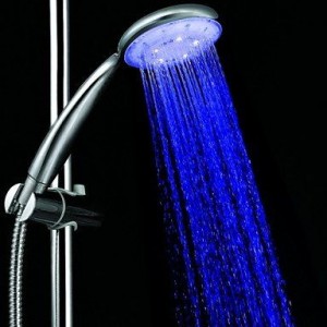 luci 3 colors led round showerhead b015h2tdt4