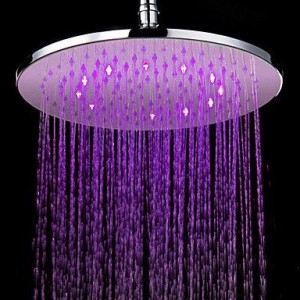 luci 7 colors led 12 inch contemporary showerhead b015h89v7w