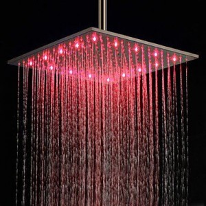 luci contemporary led stainless rainfall shower b015h8agbw