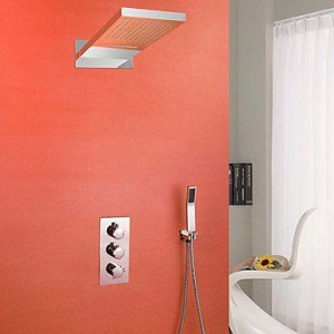 luci wall mounted thermostatic top spray shower b015h8b2qk